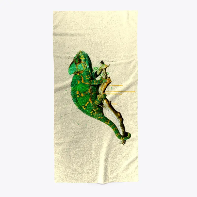 Veiled Chameleon Watercolor