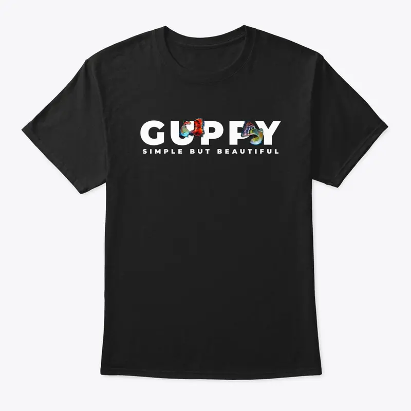Guppy Fish Keeper Modern Text