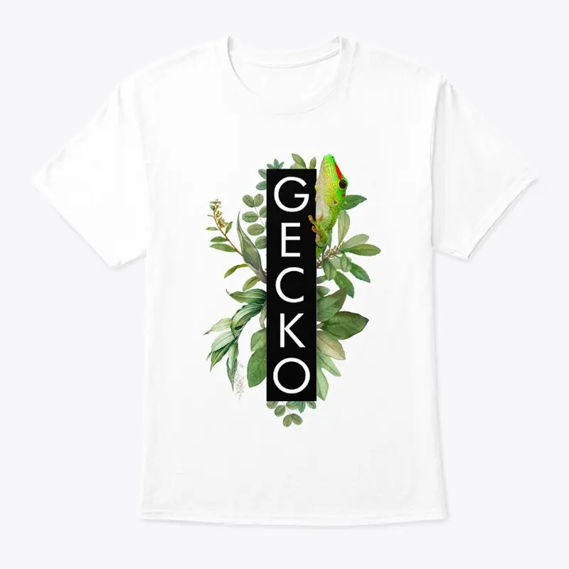 Giant Day Gecko Tropical Print Design